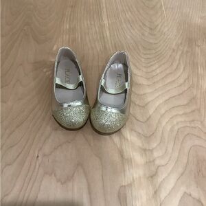 Place Gold Glitter Kids Shoes